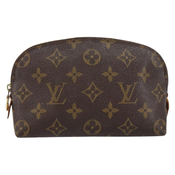 LOUIS VUITTON Monogram Pochette Cosmetic PM Cosmetic Pouch M47515 LV Auth 147606
