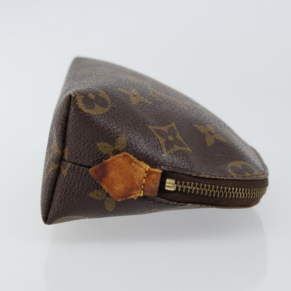 LOUIS VUITTON Monogram Pochette Cosmetic PM Cosmetic Pouch M47515 LV Auth 147606