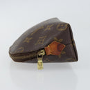 LOUIS VUITTON Monogram Pochette Cosmetic PM Cosmetic Pouch M47515 LV Auth 147606-4