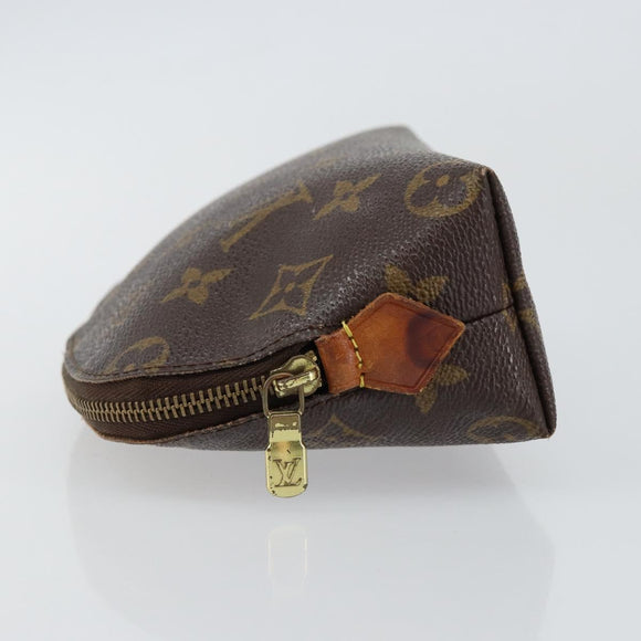 LOUIS VUITTON Monogram Pochette Cosmetic PM Cosmetic Pouch M47515 LV Auth 147606