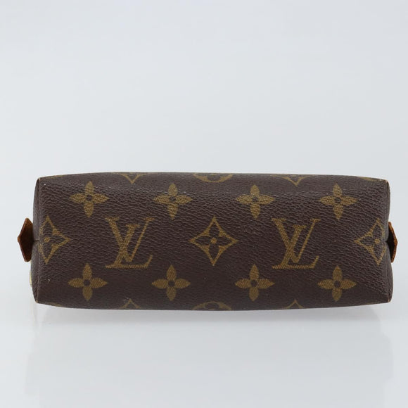 LOUIS VUITTON Monogram Pochette Cosmetic PM Cosmetic Pouch M47515 LV Auth 147606