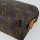 LOUIS VUITTON Monogram Pochette Cosmetic PM Cosmetic Pouch M47515 LV Auth 147606-7