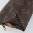 LOUIS VUITTON Monogram Pochette Cosmetic PM Cosmetic Pouch M47515 LV Auth 147606-14
