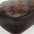 LOUIS VUITTON Damier Ebene Trousse Makeup Pouch N51982 LV Auth 147607V-15