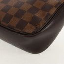 LOUIS VUITTON Damier Ebene Trousse Makeup Pouch N51982 LV Auth 147607V-18