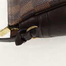 LOUIS VUITTON Damier Ebene Trousse Makeup Pouch N51982 LV Auth 147607V-19