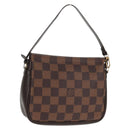 LOUIS VUITTON Damier Ebene Trousse Makeup Pouch N51982 LV Auth 147607V-1