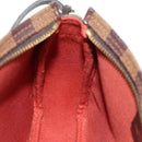 LOUIS VUITTON Damier Ebene Trousse Makeup Pouch N51982 LV Auth 147607V-23