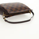 LOUIS VUITTON Damier Ebene Trousse Makeup Pouch N51982 LV Auth 147607V-7