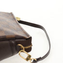 LOUIS VUITTON Damier Ebene Trousse Makeup Pouch N51982 LV Auth 147607V-14