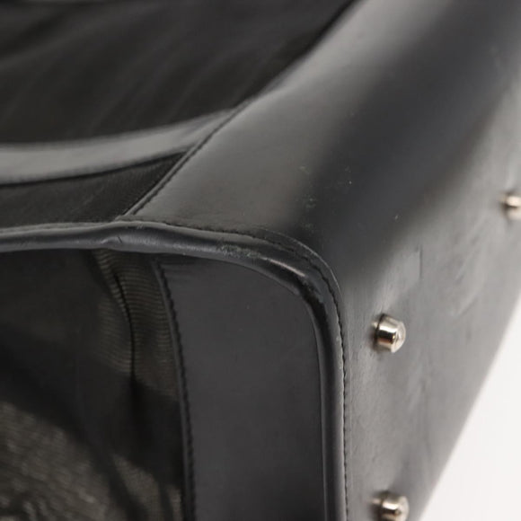 GUCCI Tote Bag Nylon Black 002 1705 0405 Auth 147610