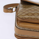 CELINE Macadam Canvas Shoulder Bag PVC Beige Gold Auth 147612-14