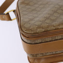 CELINE Macadam Canvas Shoulder Bag PVC Beige Gold Auth 147612-16