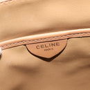CELINE Macadam Canvas Shoulder Bag PVC Beige Gold Auth 147612-18