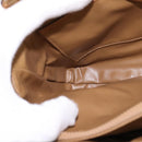 CELINE Macadam Canvas Shoulder Bag PVC Beige Gold Auth 147612-20