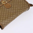 CELINE Macadam Canvas Shoulder Bag PVC Beige Gold Auth 147612-6