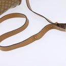 CELINE Macadam Canvas Shoulder Bag PVC Beige Gold Auth 147612-7