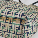 FENDI Zucca Canvas Tote Bag Navy Auth 147615-9