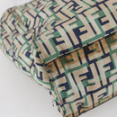 FENDI Zucca Canvas Tote Bag Navy Auth 147615-14