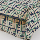 FENDI Zucca Canvas Tote Bag Navy Auth 147615-15