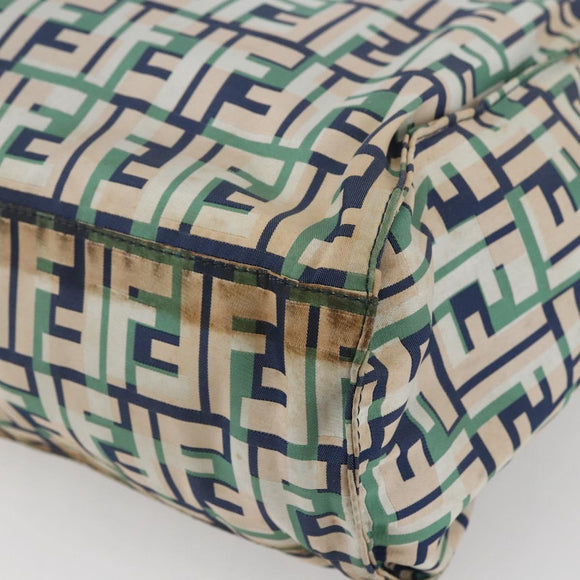 FENDI Zucca Canvas Tote Bag Navy Auth 147615