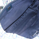 FENDI Zucca Canvas Draagtas Marineblauw Auth 147615-11