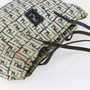 FENDI Zucca Canvas Tote Bag Navy Auth 147615-6