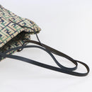 FENDI Zucca Canvas Tote Bag Navy Auth 147615-7