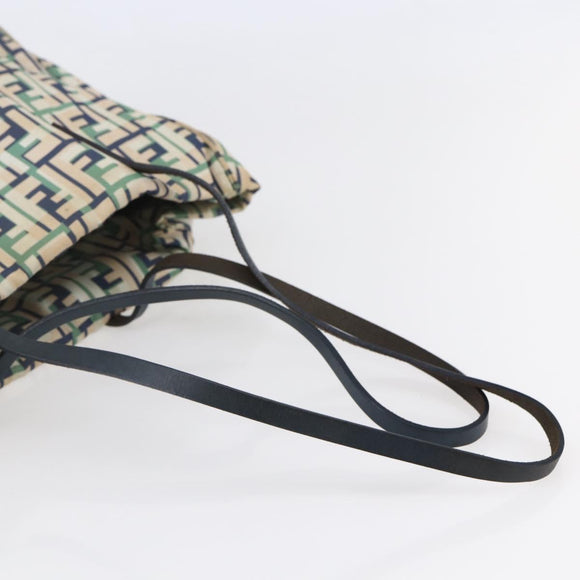 FENDI Zucca Canvas Tote Bag Navy Auth 147615