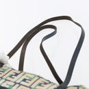 FENDI Zucca Canvas Draagtas Marineblauw Auth 147615-8