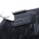 Salvatore Ferragamo Gancini Tote Bag Enamel White Auth 147620-12