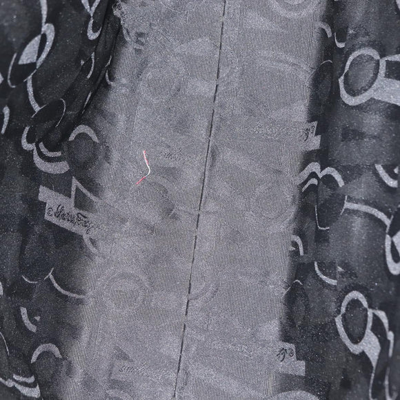 Salvatore Ferragamo Gancini Tote Bag Enamel White Auth 147620