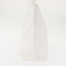 Salvatore Ferragamo Gancini Tote Bag Enamel White Auth 147620-4