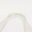 Salvatore Ferragamo Gancini Tote Bag Enamel White Auth 147620-8