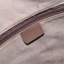 Burberry Nova Check Boston Bag PVC Beige Goud Auth 147629-12