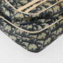 Christian Dior Trotter Canvas Shoulder Bag Navy Auth 147633-9