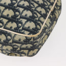 Christian Dior Trotter Canvas Shoulder Bag Navy Auth 147633-15