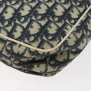 Christian Dior Trotter Canvas Shoulder Bag Navy Auth 147633-16