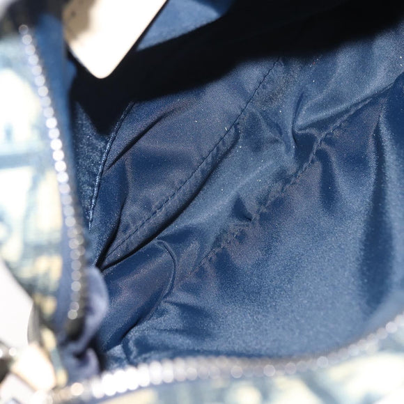 Christian Dior Trotter Canvas Shoulder Bag Navy Auth 147633