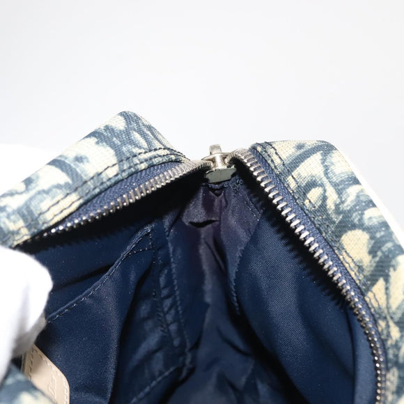 Christian Dior Trotter Canvas Shoulder Bag Navy Auth 147633