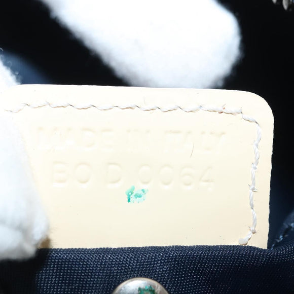 Christian Dior Trotter Canvas Shoulder Bag Navy Auth 147633