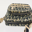Christian Dior Trotter Canvas Shoulder Bag Navy Auth 147633-6