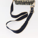 Christian Dior Trotter Canvas Shoulder Bag Navy Auth 147633-7