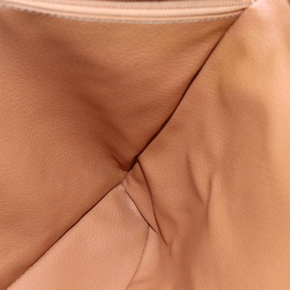 CELINE Macadam Canvas Tote Bag PVC Leather Brown Gold Auth 147637