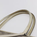 GUCCI GG Supreme Tote Bag PVC Beige Silver 114595 Auth 147642-8