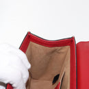 GUCCI Small Padlock Chain Shoulder Bag PVC Beige Gold 409487 Auth 147643-21