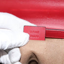 GUCCI Small Padlock Chain Shoulder Bag PVC Beige Gold 409487 Auth 147643-12