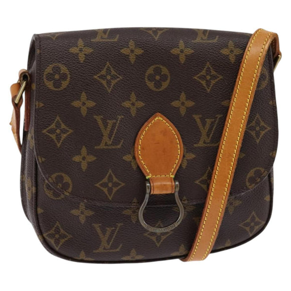 LOUIS VUITTON Monogram Saint Cloud MM Shoulder Bag M51243 LV Auth 147648