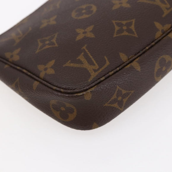 LOUIS VUITTON Monogram Pochette Accessoires Pouch M51980 LV Auth 147650