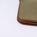 Christian Dior Shoulder Bag Nylon Beige Gold Auth 147658-9